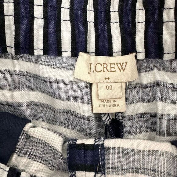 J. Crew 3" Striped boardwalk pull-on short size 00 - Picture 5 of 6